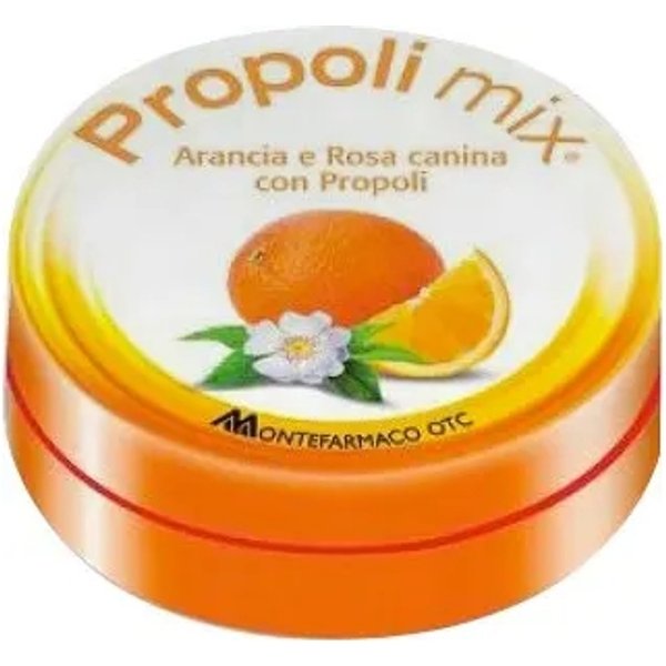 Montefarmaco Propoli Mix - 30 Caramelle All'arancia E Rosa Canina Con Propoli-image