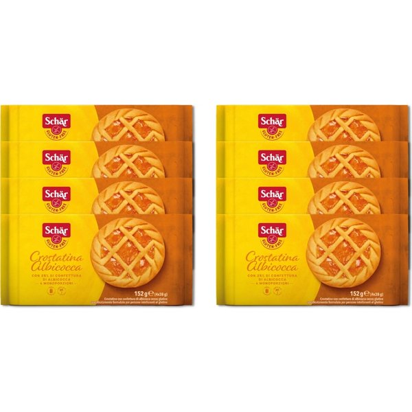 Schar Crostatina Albicocca - Merendine Senza Glutine 152 G-image