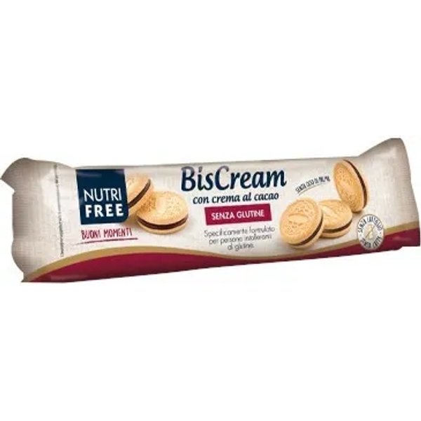 Nutrifree Biscream - Biscotti Senza Glutine Con Crema Di Cacao 125 G-image