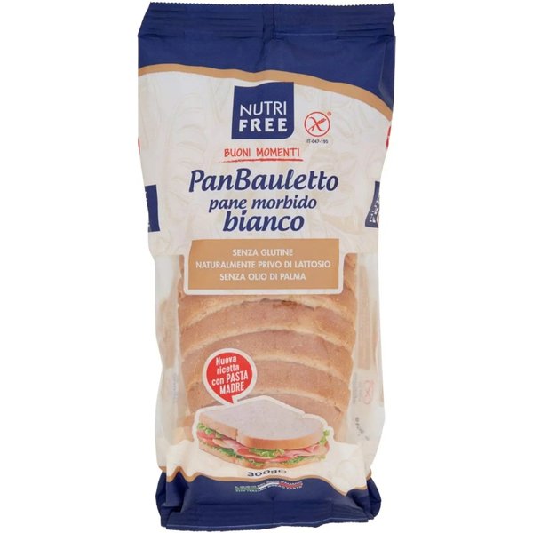 Nutrifree Panbauletto - Pane Morbido Bianco Senza Glutine 300 G-image