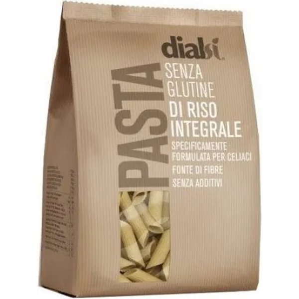Dialcos Dialsi - Pasta Di Riso Integrale Senza Glutine 400 G - Penne Rigate-image