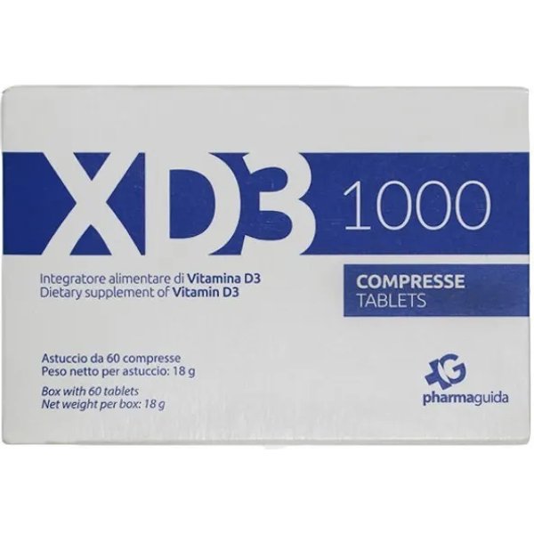 Xd3 1000 - Integratore Di Vitamina D3 60 Compresse-image