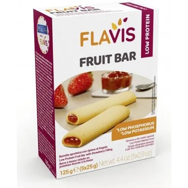 Flavis Fruit Bar - Barrette Aproteiche Alla Frutta 125 G-image