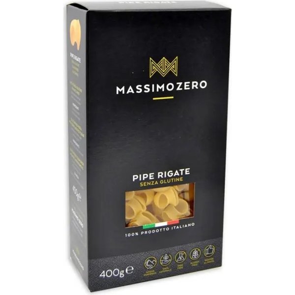 Massimo Zero Pipe Rigate - Pasta Senza Glutine 400 G-image