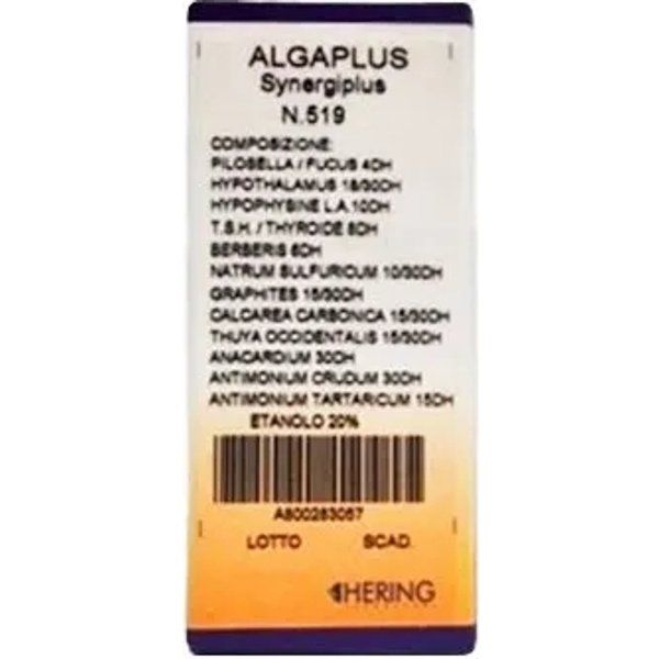 Algaplus Synergiplus 519 - Farmaco Omeopatico Depurativo Gocce 30 Ml-image