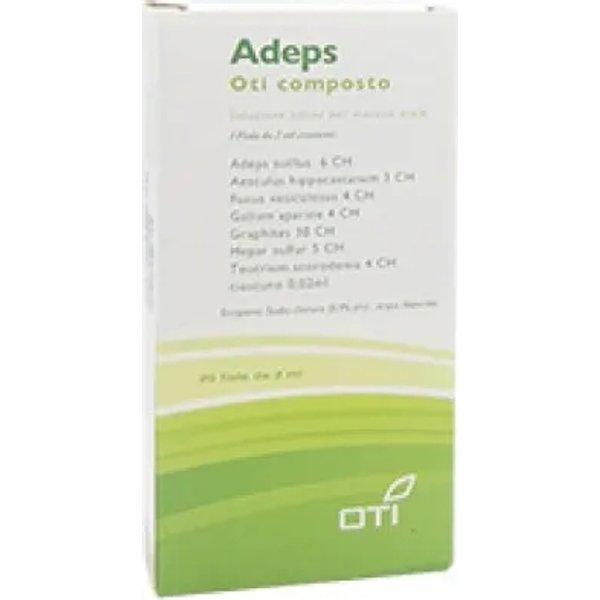 Oti Adeps Composto - Farmaco Omeopatico 20 Fiale Da 2 Ml-image