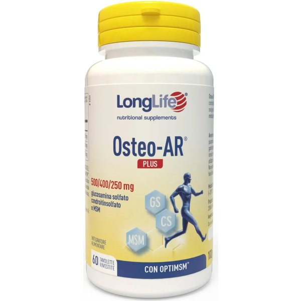 Longlife Osteo-Ar Plus 60 Tavolette - Integratore Per Le Ossa-image