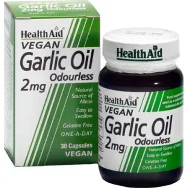 Garlic Oil 2 Mg 30 Capsule - Integratore Di Aglio Inodore Per L'apparato Cardiovascolare-image