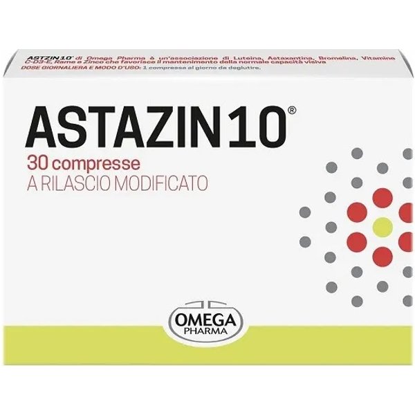 Astazin 10 - Integratore Per La Funzione Visiva 30 Compresse-image