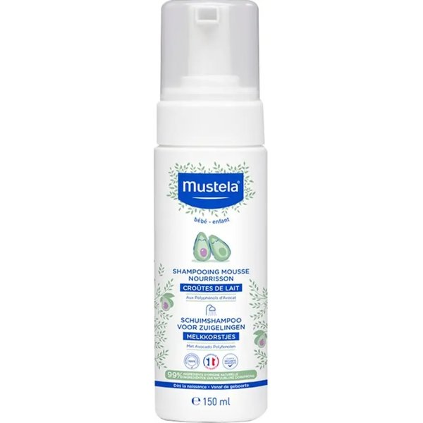 Mustela Shampoo Mousse Per I Capelli Ultra-Delicati Dei Neonati 150 Ml-image
