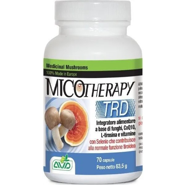 Micotherapy Trd 70 Capsule - Integratore Per La Tiroide E Lo Stress Ossidativo-image
