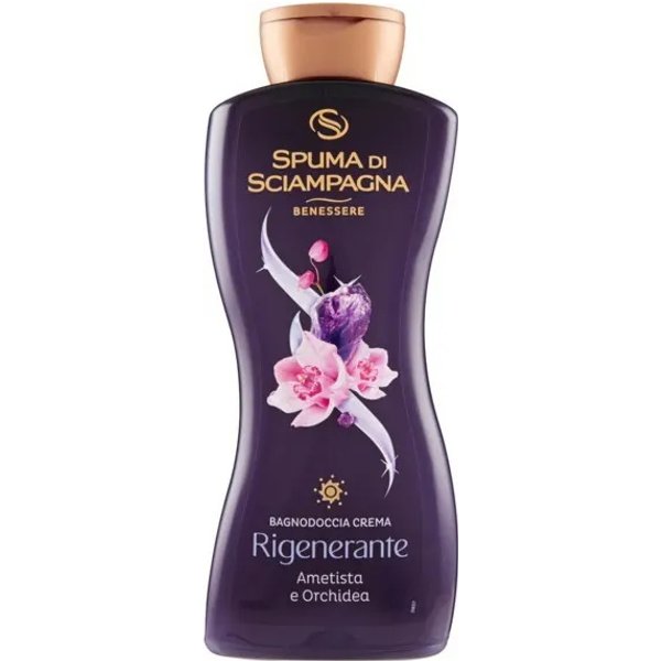 Spuma Di Sciampagna Ametista E Orchidea - Bagnodoccia Crema Rigenerante 650 Ml-image