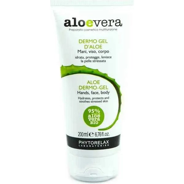 Phytorelax Dermo Gel Aloe - Gel Per Mani, Viso E Corpo 200 Ml-image