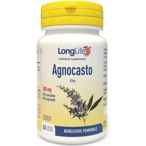 Longlife Agnocasto 60 Capsule Veg - Integratore Per Il Benessere Femminile-image