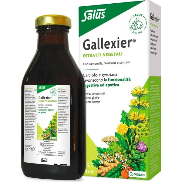 Gallexier 250 Ml - Integratore Per La Funzione Digestiva Ed Epatica-image