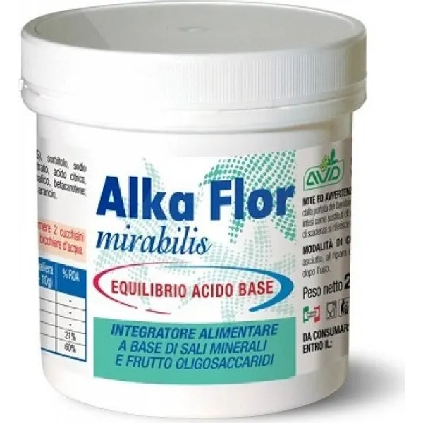 Alka Flor Mirabilis 500 Gr - Integratore Di Sali Minerali E Fibre-image