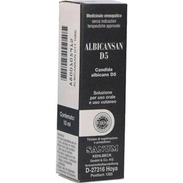 Albicansan D5 Gocce - Farmaco Omeopatico 10 Ml-image