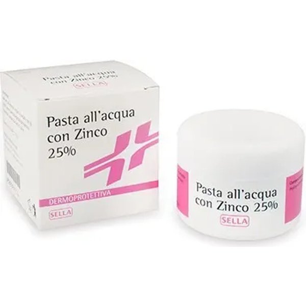 Sella Pasta All'acqua Con Zinco 25% - Pasta Cutanea Protettiva 100 Ml-image