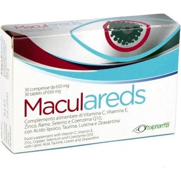 Maculareds 30 Compresse Da 650 Mg - Integratore Per La Vista-image