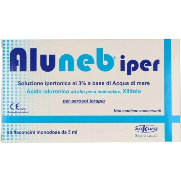 Aluneb Iper - Soluzione Ipertonica Per Aerosol 20 Flaconcini Monodose Da 5 Ml-image