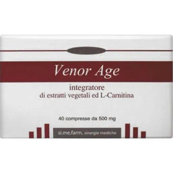 Venor Age 40 Compresse - Integratore Per Il Benessere Del Microcircolo-image