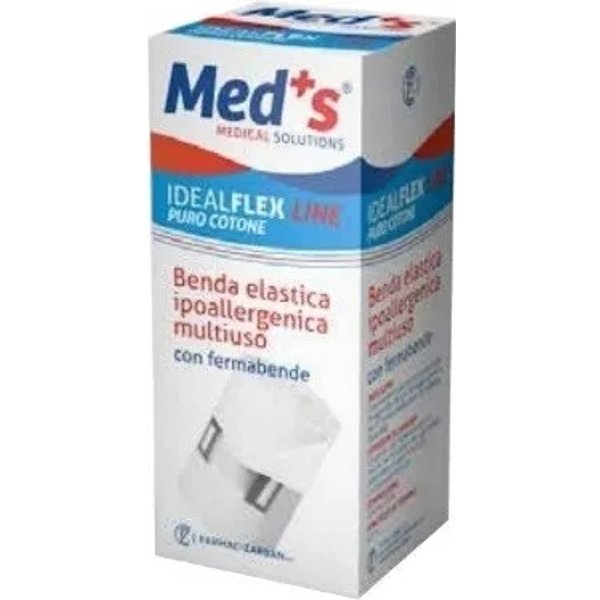 Meds Idealflex Line Puro Cotone - Benda Elastica Ipoallergenica Multiuso Da 8 Cm-image