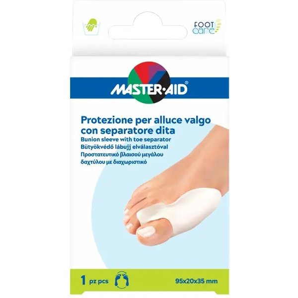 Master Aid Footcare - Protezione Per Alluce Valgo Con Separatore Dita-image