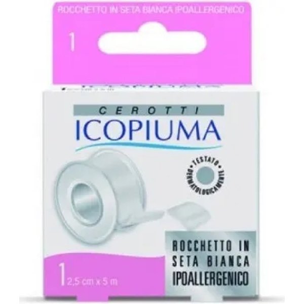 Icopiuma Cerotto A Rocchetto In Seta Artificiale 2,5 Cm X 5 Mt-image
