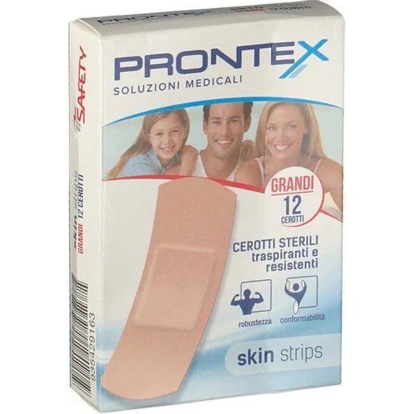Cerotti Sterili E Traspiranti Skin Strips Prontex - 12 Cerotti Grandi-image