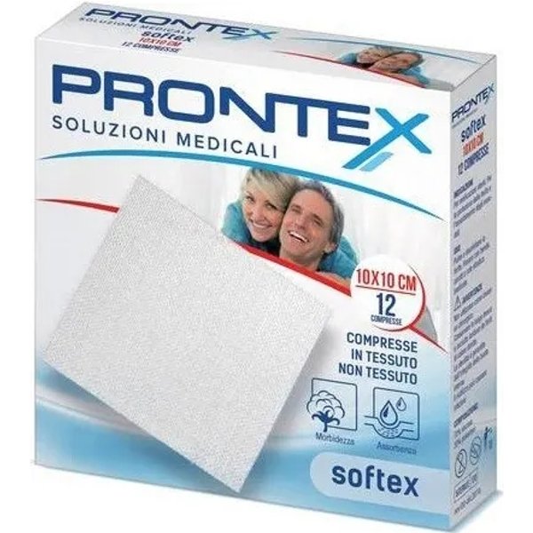 Compresse Medicali Softex Prontex - 12 Compresse Medicali 10 X 10 Cm-image