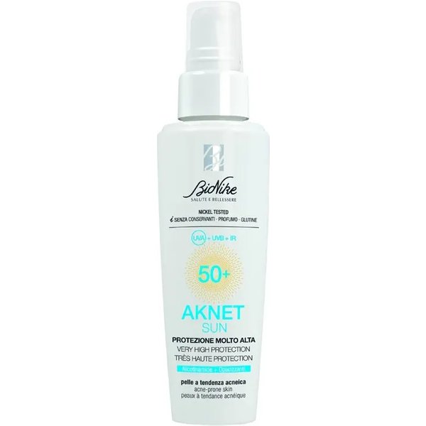 Bionike Crema Solare Viso 50+ Spf Per Pelli Seborroiche Aknet Sun Protezione Molto Alta 50 Ml-image