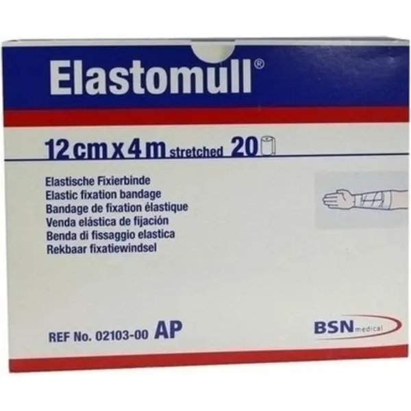 Essity Benda Di Fissaggio Elastica Per Medicazioni Elastomull 12 Cm X 4 Mt-image