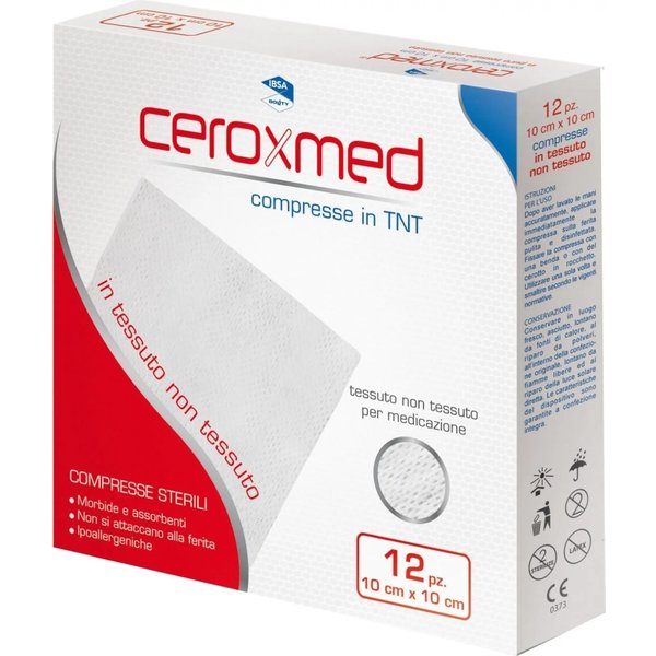 Ceroxmed Compresse Sterili In Tnt - 12 Compresse Da 10 X 10 Cm-image
