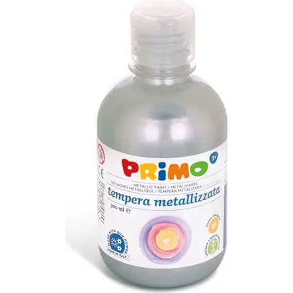 Primo Morocolor Tempera Metallizzata 300 Ml - N. 910 Argento-image