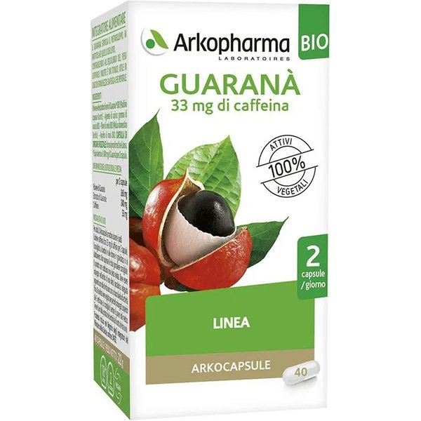Arkocapsule Guaranà Bio 40 Capsule - Integratore Per Il Controllo Del Peso Corporeo-image