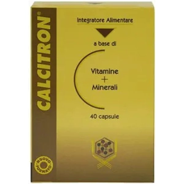 Calcitron 40 Capsule - Integratore Di Vitamine E Minerali-image