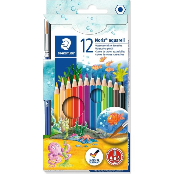 Staedtler Noris Aquarell - 10 Confezioni Da 12 Pastelli Acquerellabili-image