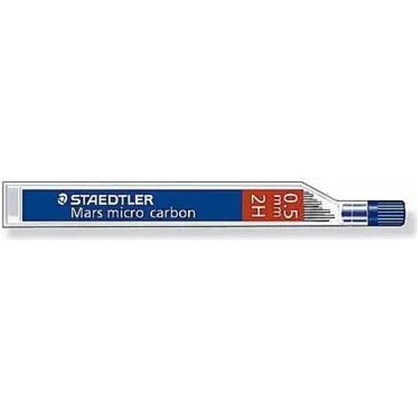 Staedtler Mars Micro Carbon 250 - 144 Mine 2H Per Portamine A Scatto - 0,5 Mm-image