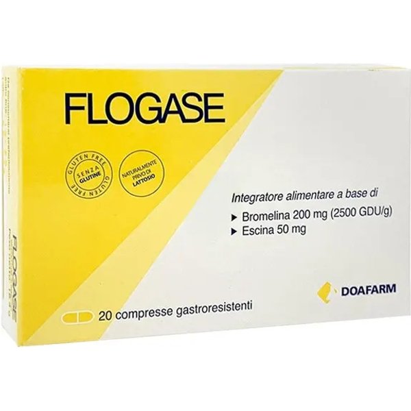 Flogase 20 Compresse - Integratore Per Il Microcircolo-image