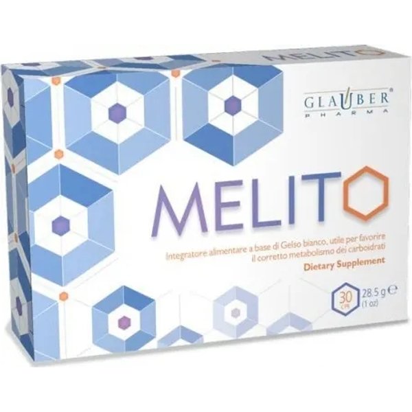 Melito 30 Compresse - Integratore Per Il Metabolismo Dei Carboidrati-image