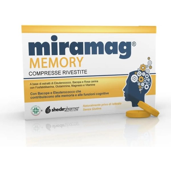 Miramag Memory 40 Compresse - Integratore Per La Memoria-image