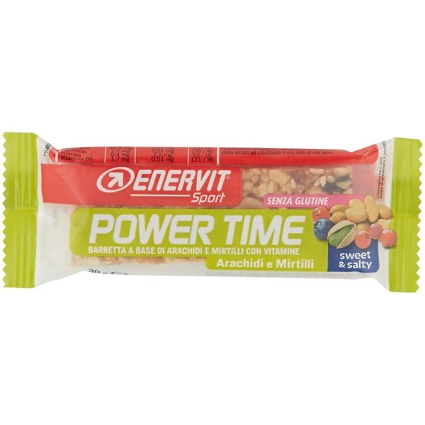 Enervit Power Time 30 Gr Gusto Arachidi E Mirtillo - Barretta Proteica-image