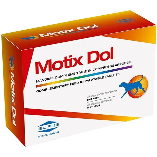 Slais Motix Dol 60 Compresse - Mangime Complementare Per Le Articolazioni Del Cane-image