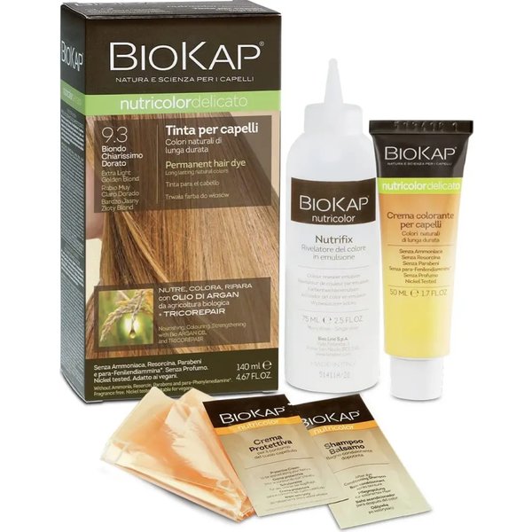 Bios Line Biokap Nutricolor Delicato - Tinta Per Capelli N.9.3 Biondo Chiarissimo Dorato-image