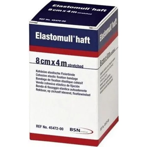 Essity Benda Elastica Autoadesiva Elastomull Haft - 8 Cm X 4 Mt-image