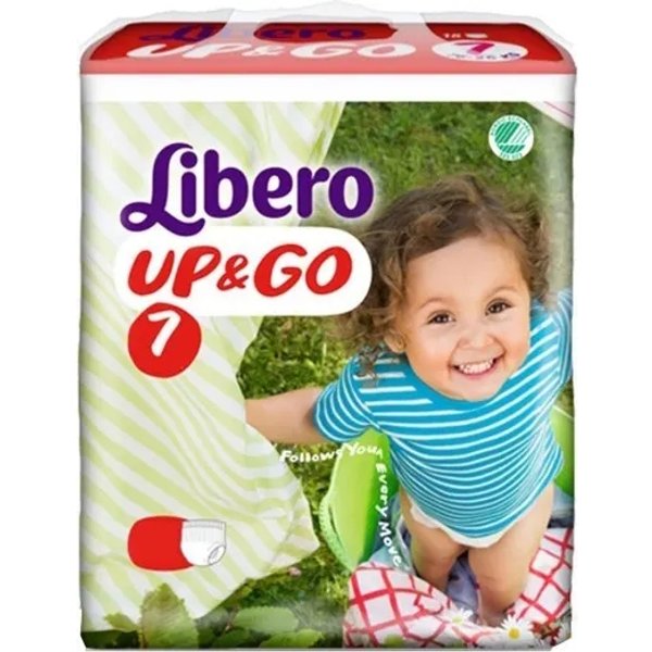 Libero Up&Go - 16 Pannolini A Mutandina Taglia 7 (16-26 Kg)-image