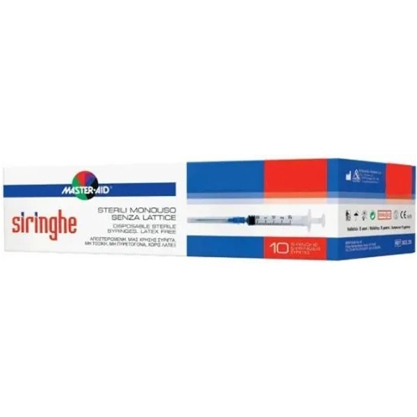 Master Aid 10 Siringhe Per Venipuntura 21G Da 10 Ml-image