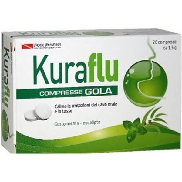 Kuraflu - 20 Compresse Per Il Mal Di Gola-image