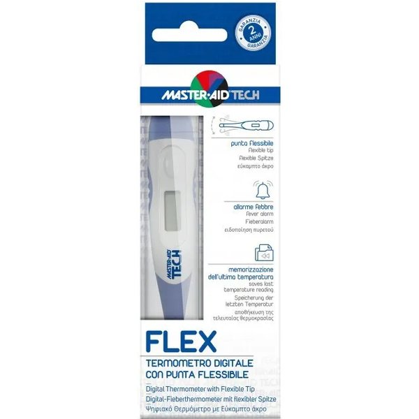 Master Aid Tech Flex - Termometro Digitale Con Punta Flessibile-image