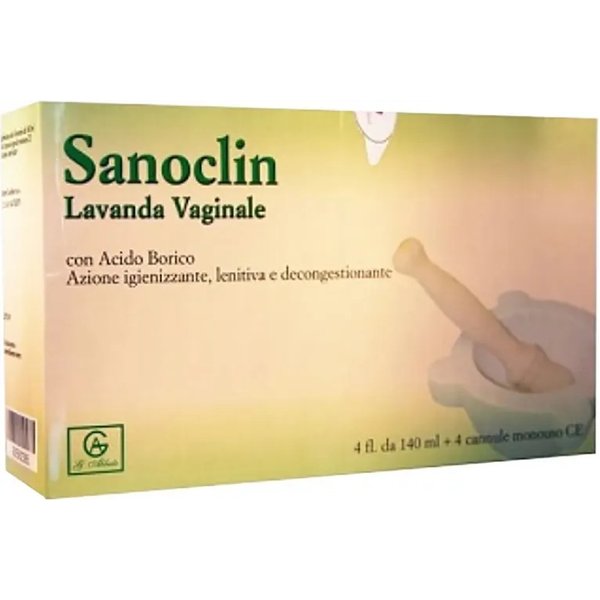 Abbate Gualtiero Sanoclin Lavanda Vaginale - 4 Flaconi Da 140 Ml-image